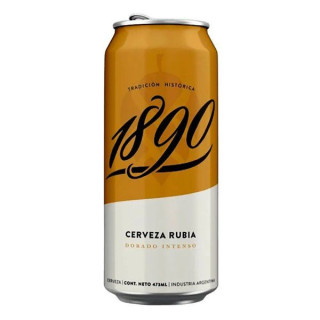 1890 Lager Lata 473 ml – Cerveza Rubia Suave y Refrescante